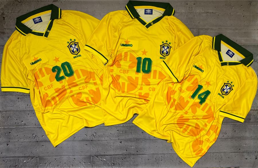 Camiseta Brasil Retro titular Rivaldo